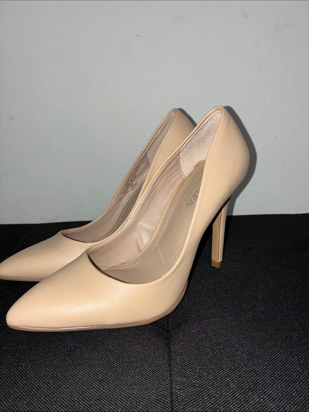 Charles by Charles David Beige Pointed-Toe Pumps